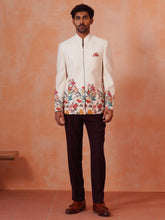 Floral Jacket With Zip Deatils