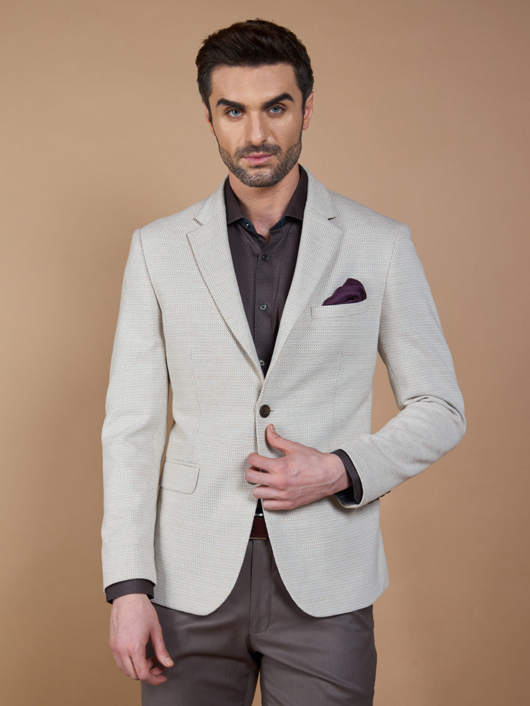 Full Sleeve Textured Jacket