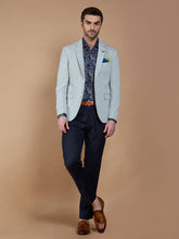 Full Sleeve Textured Grey Jacket