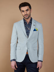 Full Sleeve Textured Grey Jacket