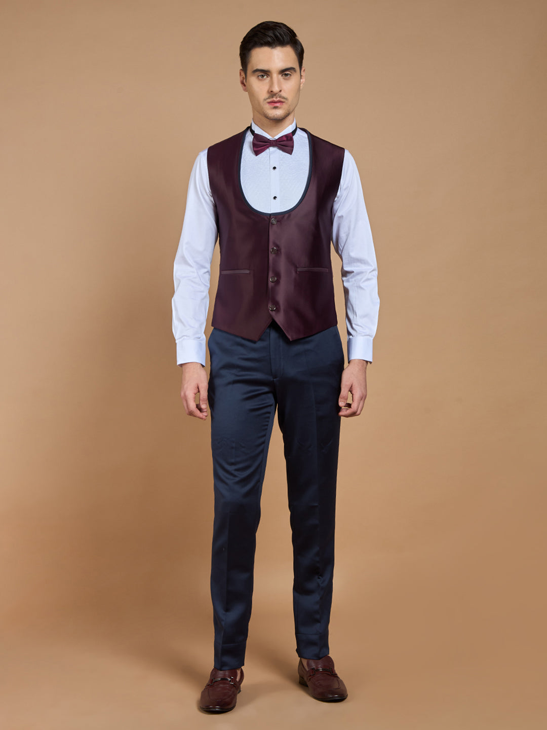 Blue embroidered Party Wear Suit