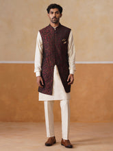 Men’s Kurta, Trouser & Long Waistcoat Set