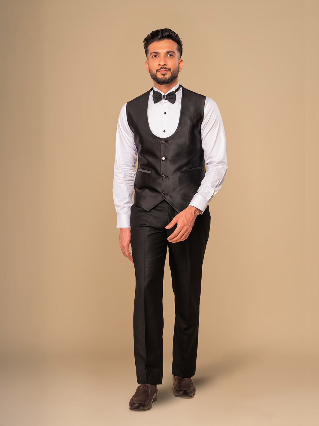 Men's Black Tuxedo With Shawl Collar