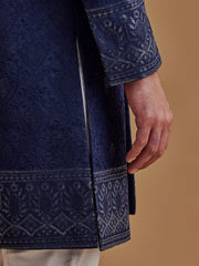 Navy Blue Achkan