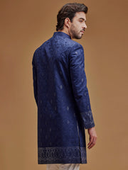 Navy Blue Achkan
