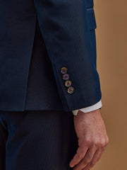 Double Toned Textured Two Piece Suit