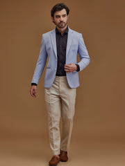 Full Sleeve Light Blue Jacket