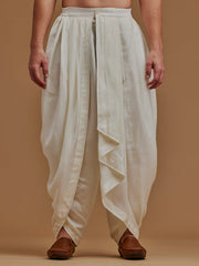 Embroidered With Zari Work Cream Achkan