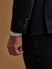 Black Textured Stone Work Indo Western Bandhgala