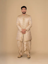 Men Cream Achkan