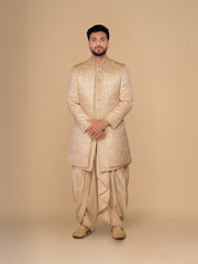 Men Cream Achkan