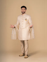 Neumen Cream Men Achkan