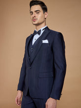 Self-Designed Navy Blue Suit