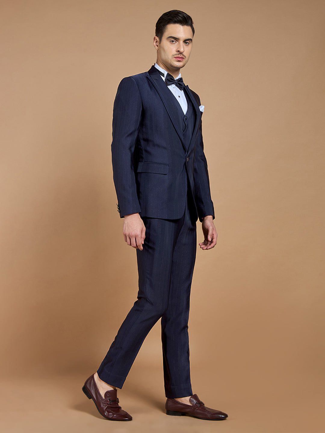 Self-Designed Navy Blue Suit