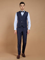 Self-Designed Navy Blue Suit