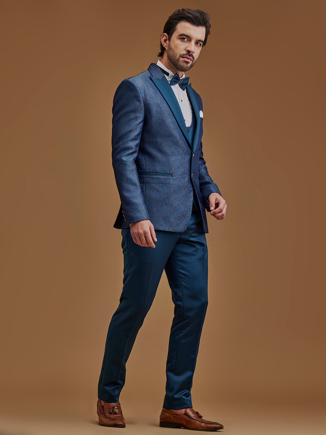 Single Breasted Rama Paisley Suit