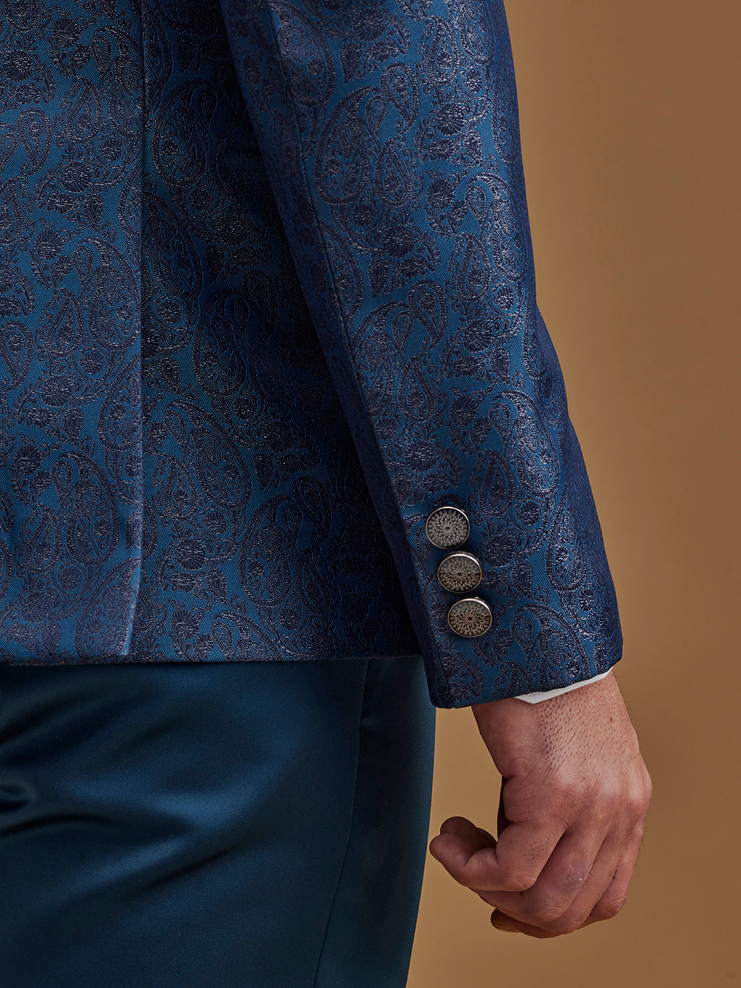 Single Breasted Rama Paisley Suit