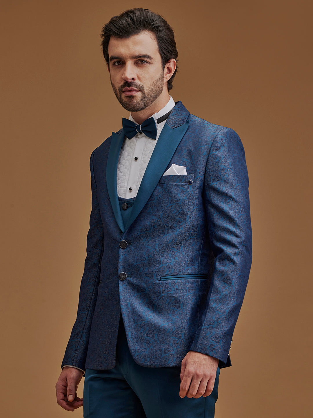 Single Breasted Rama Paisley Suit