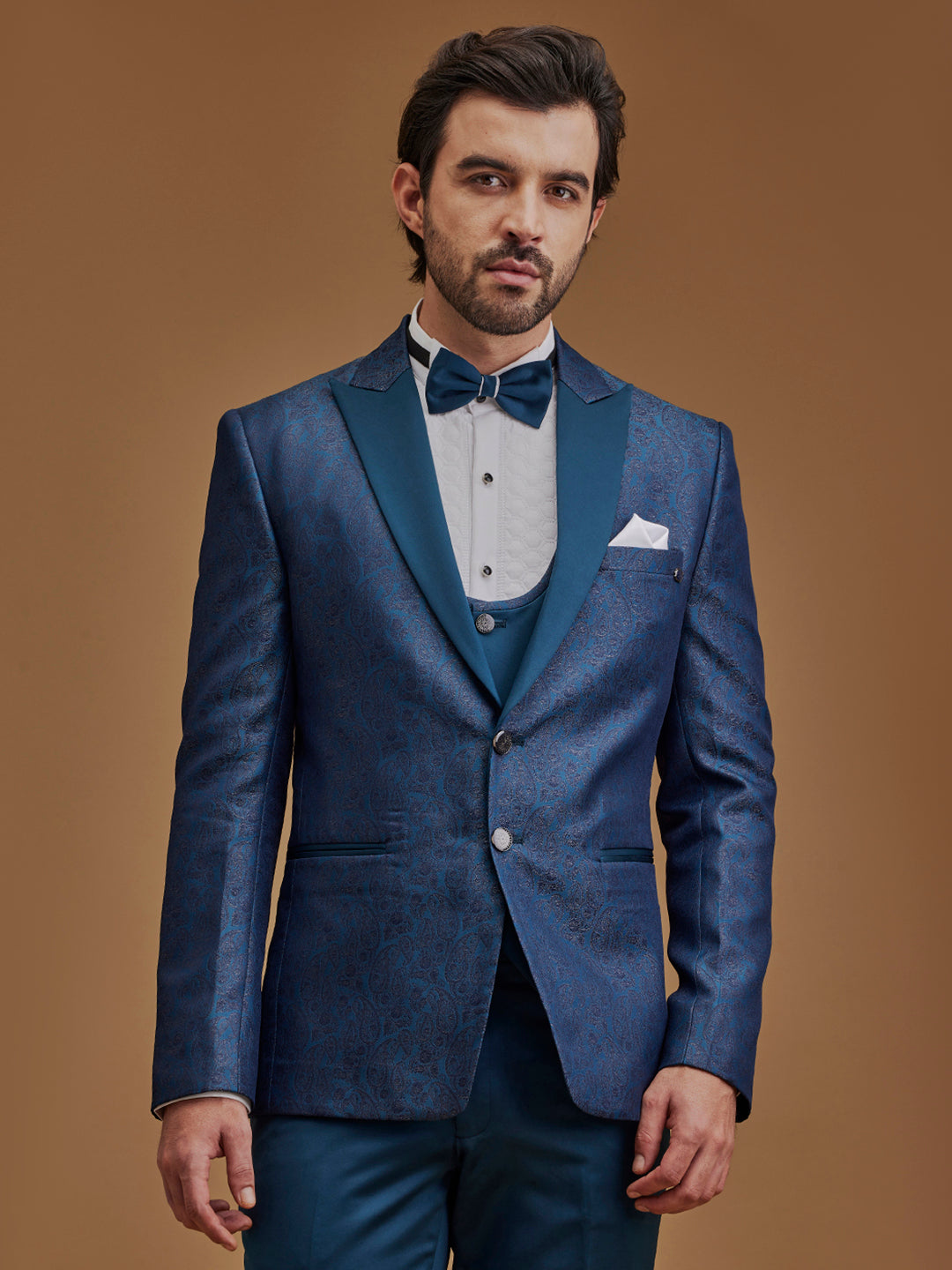 Single Breasted Rama Paisley Suit