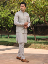 Classic Beige Nehru Jacket – Festive & Wedding Wear