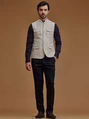 Textured Beige Bundi