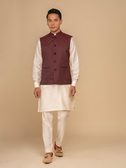 Men Maroon Bundi