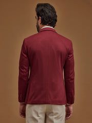 Full Sleeve Wine Jacket