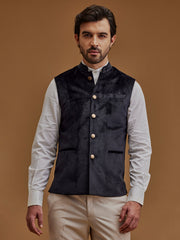 Solid Velvet Bundi