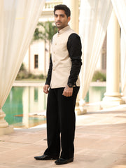 Beige Nehru Jacket – Festive & Wedding Wear